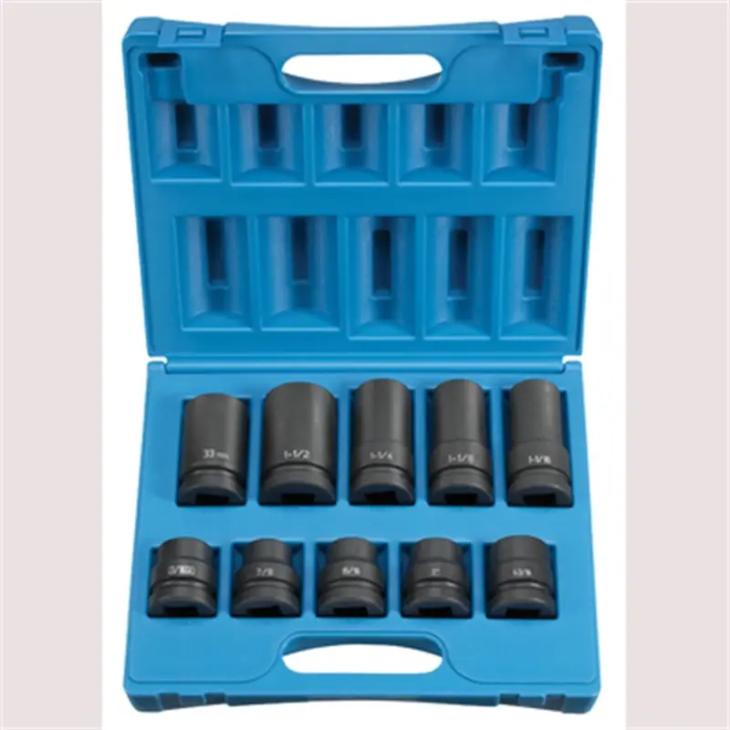 Grey Pneumatic 9152 – 1-Inch Drive 10-Piece Wheel Service Socket Set 1