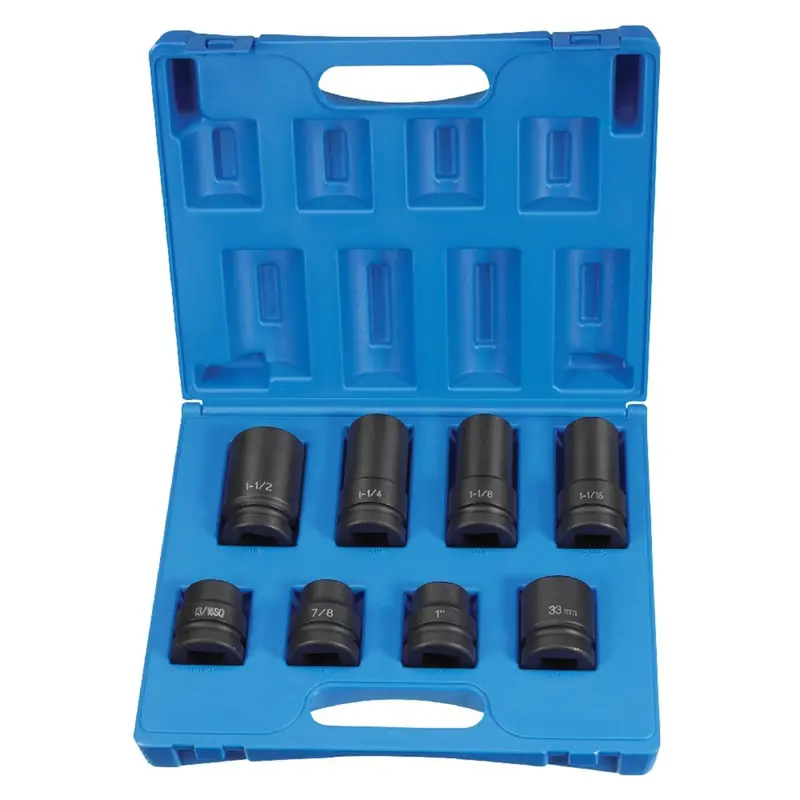 Grey Pneumatic 9154 — 8-Piece 1" Drive Truck Wheel Socket Set 1