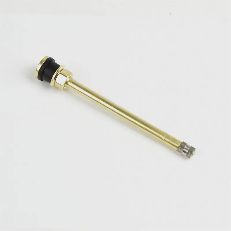 Main Resource Tr574 Heavy-Duty Brass Truck Valve – 5" Stem, 0.625" Base, 400-Count Pack 1
