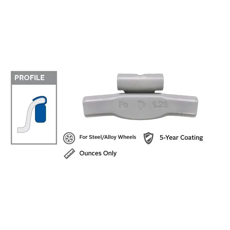Wegmann T275Z Zinc Wheel Weights – 2.75 Oz, Pack Of 25 (T Series) 1