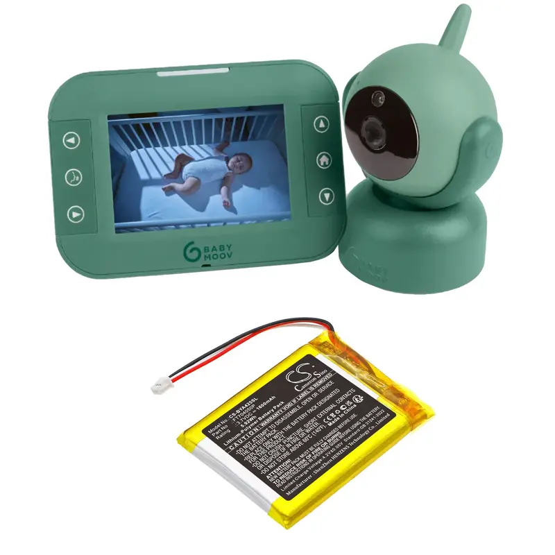 Babymoov Baby Monitor Battery – 3.7V 1600Mah Li-Polymer (5.92Wh), Fits A014425 And A014431 1